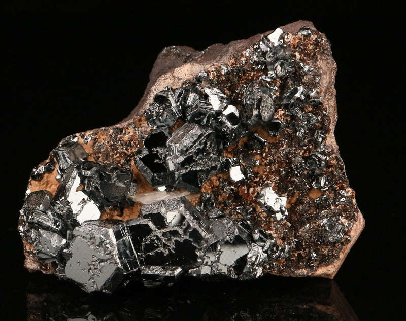 Hematite on Matrix"N'Chwaning II Mine, Kalahari Manganese, Field, Northern Cape, South Africa "