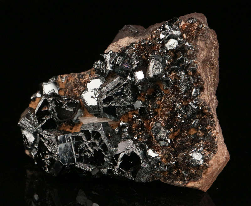 Hematite on Matrix"N'Chwaning II Mine, Kalahari Manganese, Field, Northern Cape, South Africa "