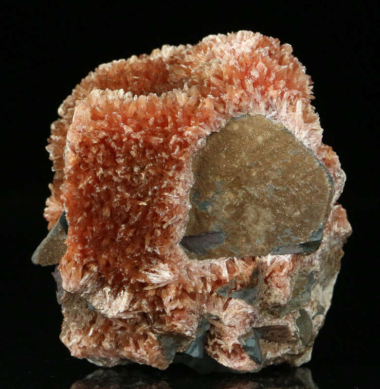Inesite on Matrix, "N'Chwaning II Mine, Kalahari Manganese Field, Northern Cape, South Africa "