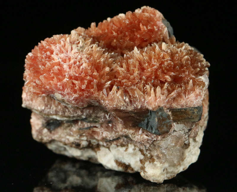 Inesite on Matrix, "N'Chwaning II Mine, Kalahari Manganese Field, Northern Cape, South Africa "
