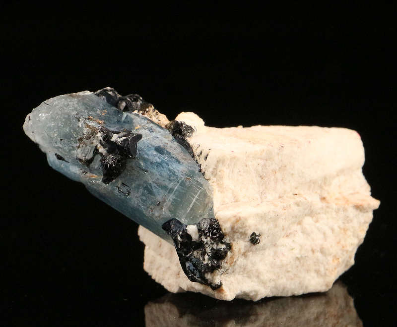Aquamarine, Schorl, Feldspar, Erongo Mnt Region, Namibia