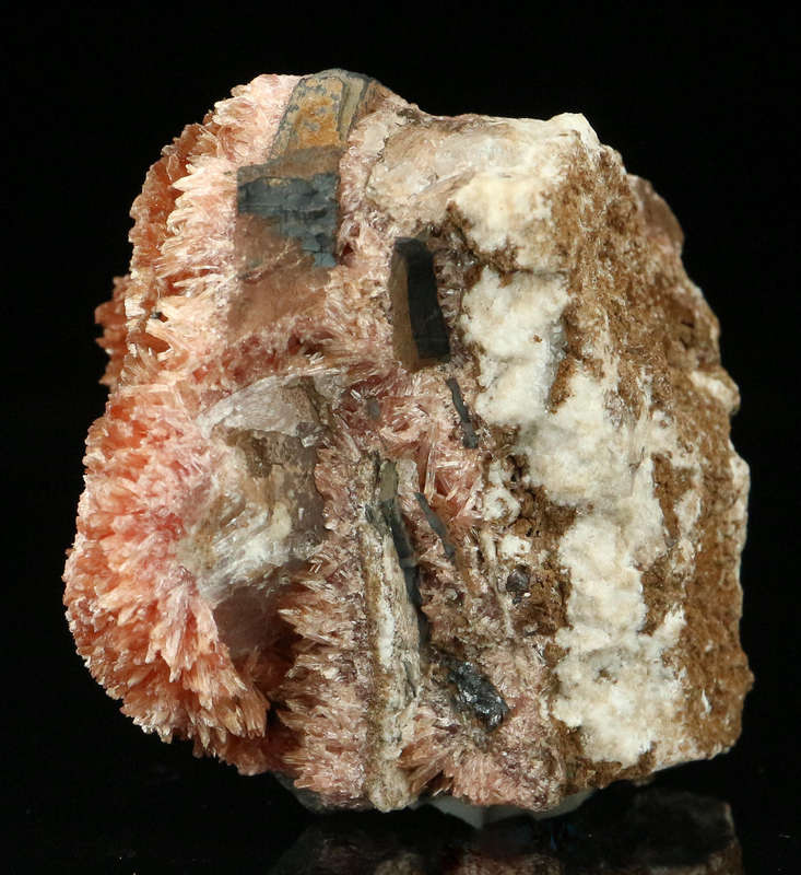Inesite on Matrix, "N'Chwaning II Mine, Kalahari Manganese Field, Northern Cape, South Africa "