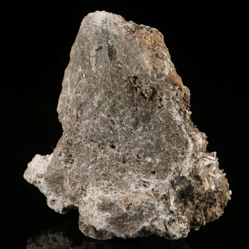 Baryte on Malachite, Shinkolobwe Gypsum on Matrix, Rosh Pinah Mine, Namibia, Katanga, DR Congo