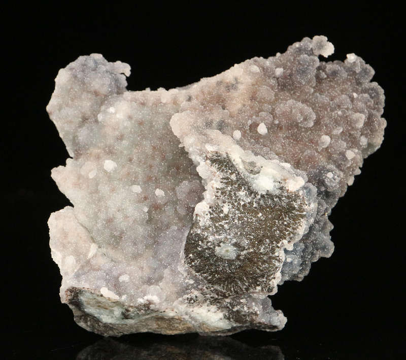 Quartz on Smithsonite, Skorpion Mine, Karas Region, Namibia
