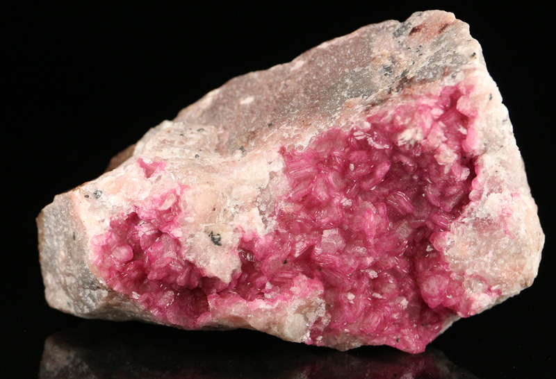 Cobaltoan Calcite on Matrix, Kakanda deposit, Lubudi, Lualaba, DR Congo