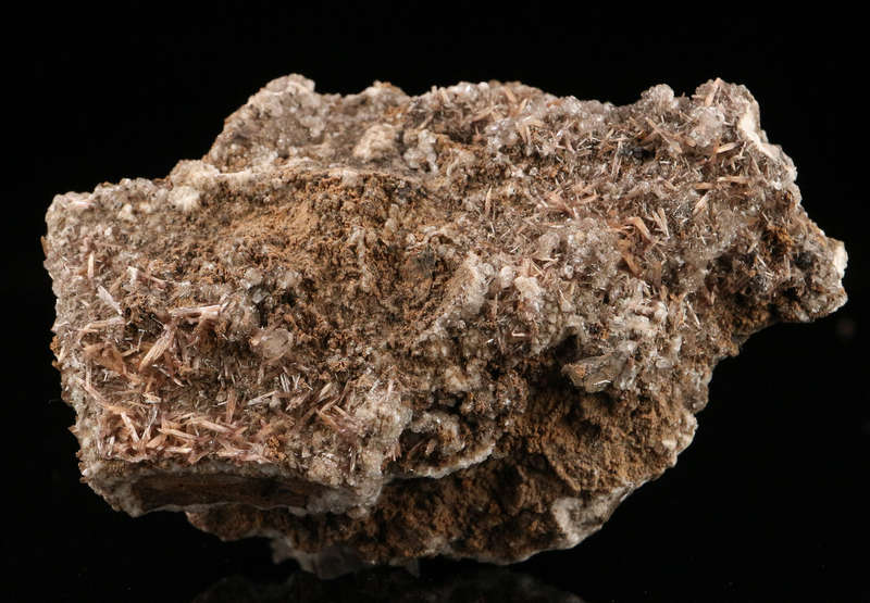 Inesite and Calcite on Matrix, N'Chwaning II, Northern Cape, South Africa