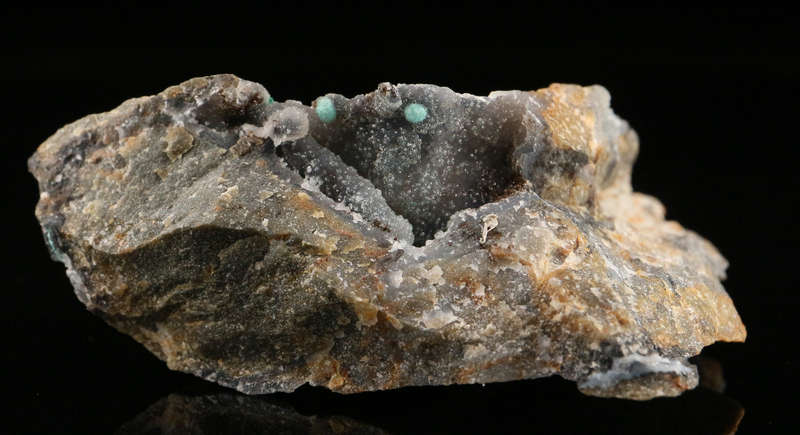 Quartz Druzy on matrix, Skorpion Mine, Karas Region, Namibia