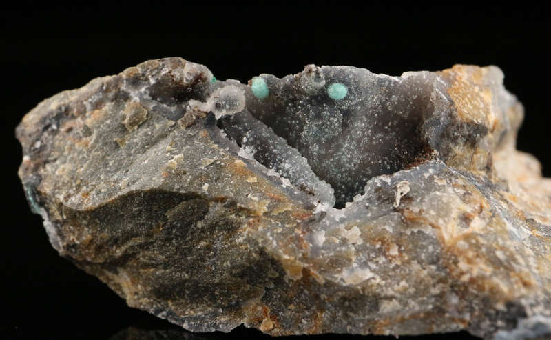 Quartz Druzy on matrix, Skorpion Mine, Karas Region, Namibia