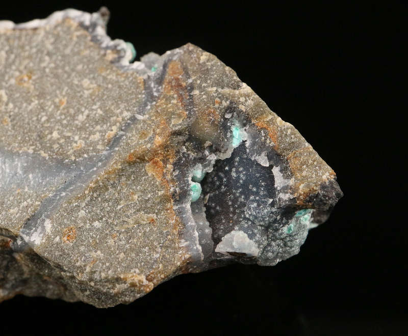 Quartz Druzy on matrix, Skorpion Mine, Karas Region, Namibia