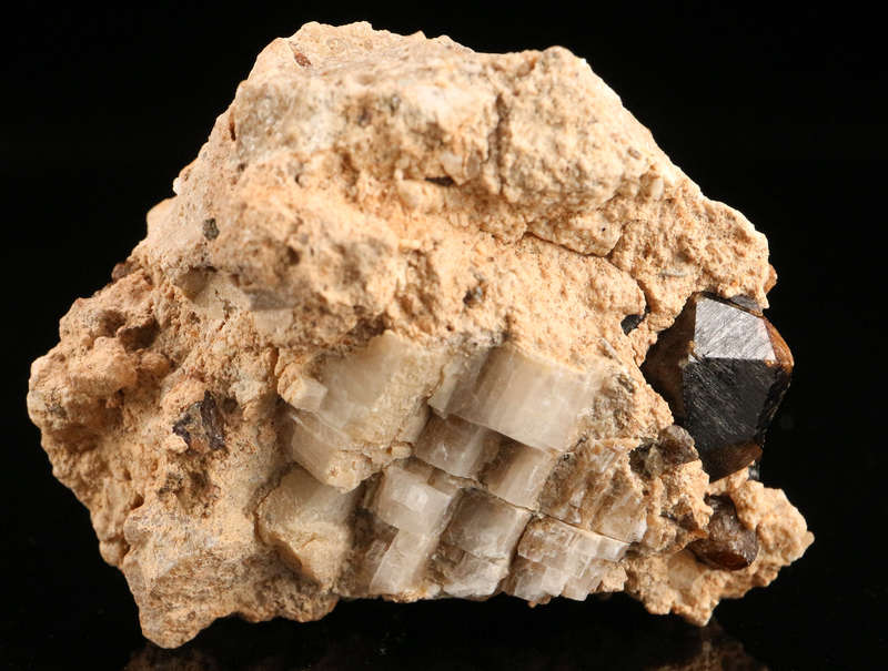 Garnet on Matrix, Erongo Mnt Region, Namibia
