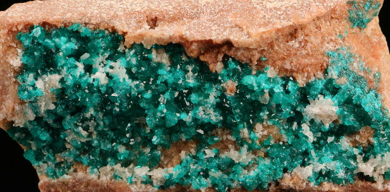 Dioptase on Matrix, Kaokoveld Region, Namibia