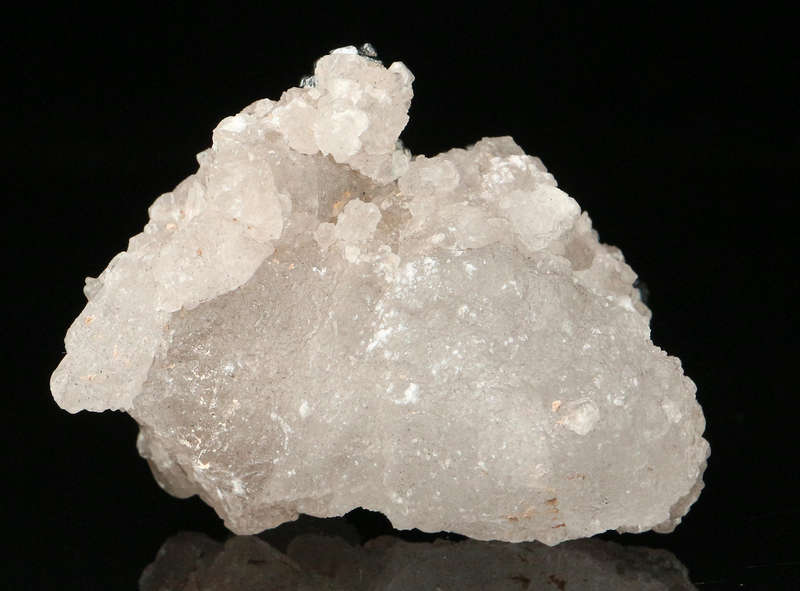 Calcite on Hematite, "N'Chwaning II Mine, Kalahari Manganese Field, Northern Cape, South Africa "