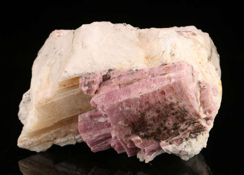 Tourmaline on Quartz, Karibib, Namibia