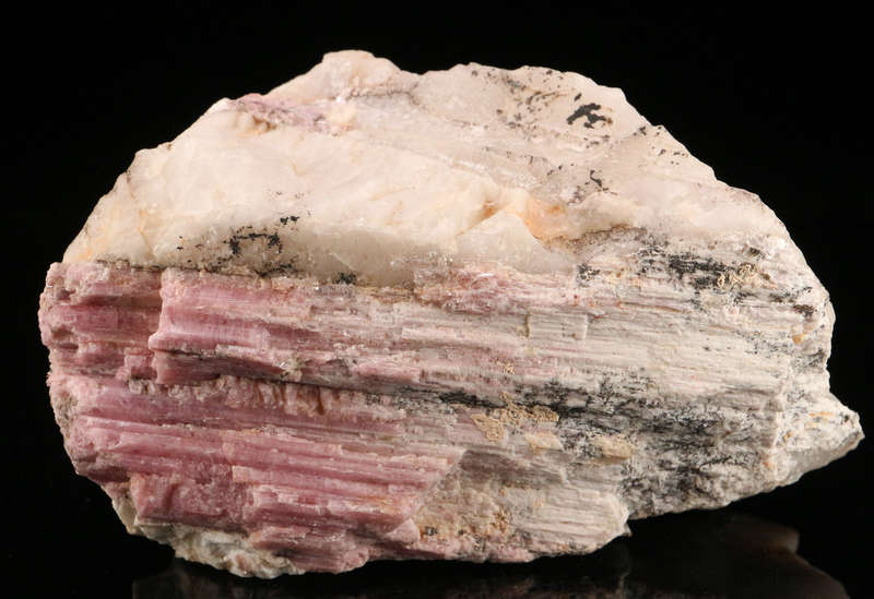 Tourmaline on Quartz, Karibib, Namibia