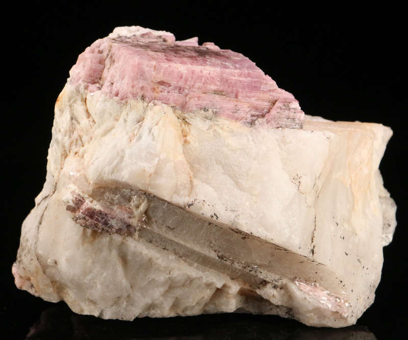 Tourmaline on Quartz, Karibib, Namibia