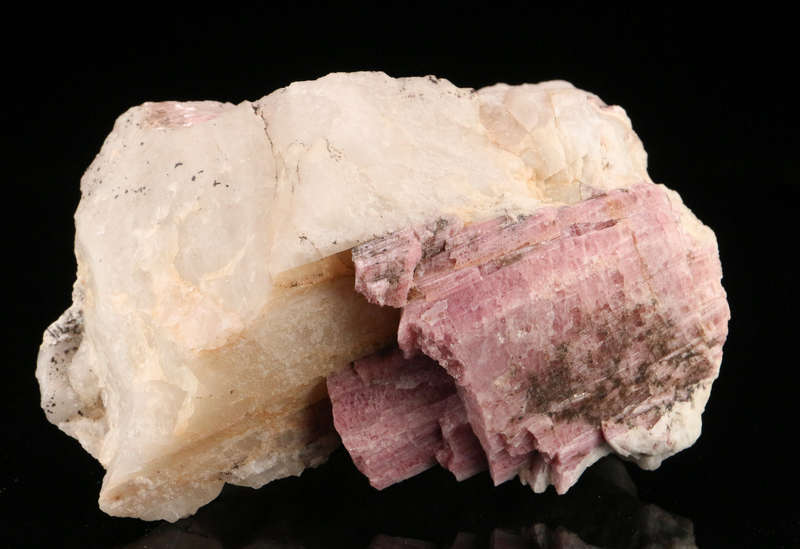 Tourmaline on Quartz, Karibib, Namibia