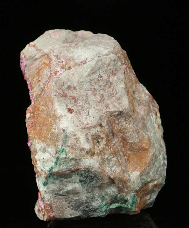 Quartz on Cobaltoan Calcite on Matrix, Mashamba West Mine, DRC
