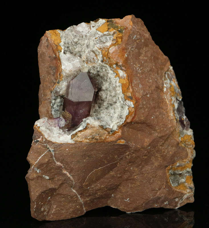 Amethyst Quartz on Matrix, Gobobosebberge Mnt, Namibia