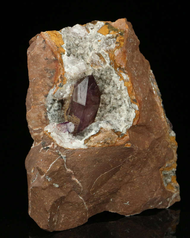 Amethyst Quartz on Matrix, Gobobosebberge Mnt, Namibia