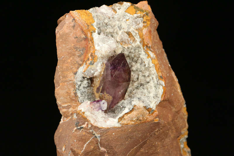 Amethyst Quartz on Matrix, Gobobosebberge Mnt, Namibia