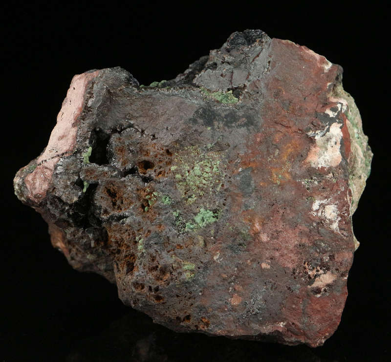 Kolwezite on Goethite, Tenke Fungurume, DR Congo