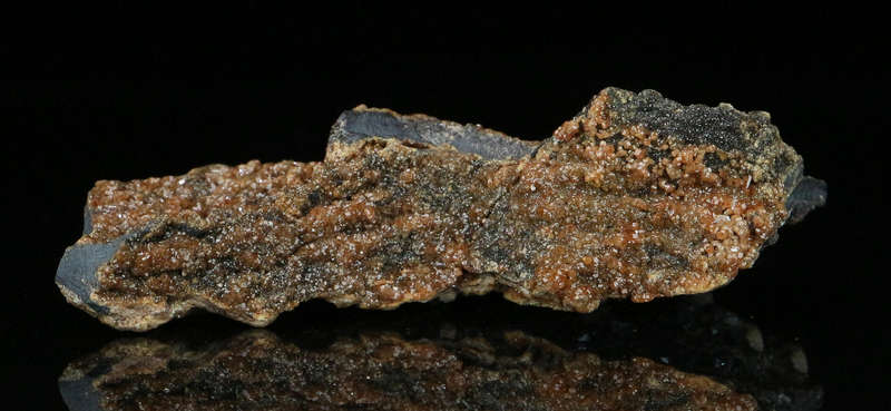 Andradite, Hematite on Matrix,"N'Chwaning II Mine, Kalahari Manganese Field, Northern Cape, South Af