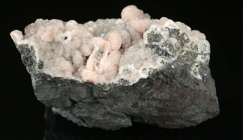 Rhodochrosite on Matrix,"N'Chwaning II Mine, Kalahari Manganese Field, Northern Cape, South Africa "