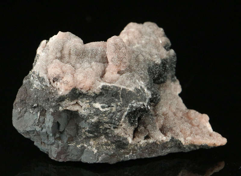 Rhodochrosite on Matrix,"N'Chwaning II Mine, Kalahari Manganese Field, Northern Cape, South Africa "