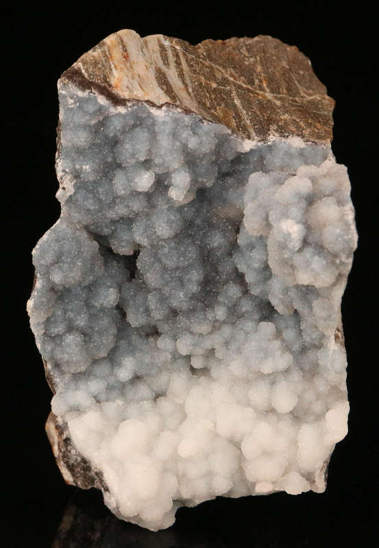 Quartz on Smithsonite on Maltrix, Skorpion Mine, Karas Region, Namibia