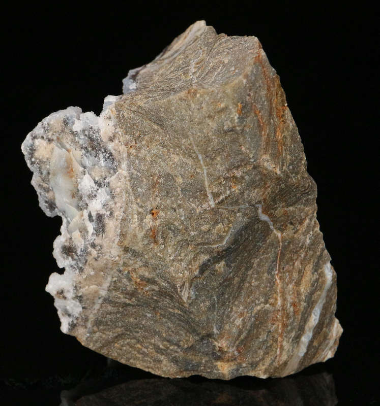 Quartz on Smithsonite on Maltrix, Skorpion Mine, Karas Region, Namibia