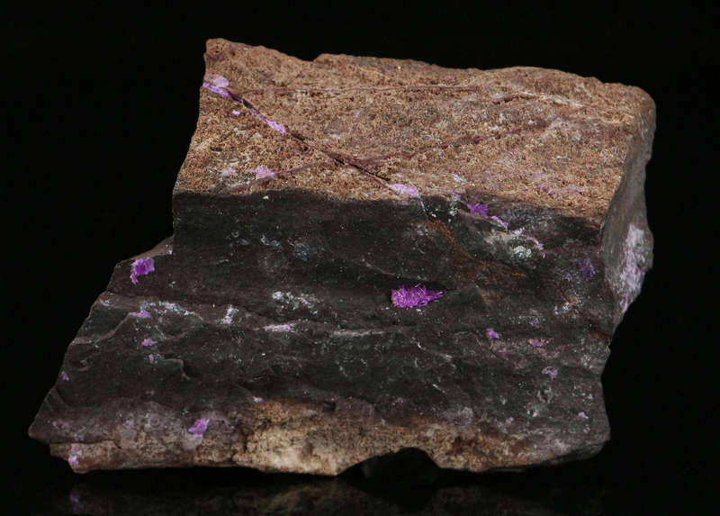 Sugilite on Matrix, "N'Chwaning III Mine, Kalahari Manganese Field, Northern Cape, South Africa "