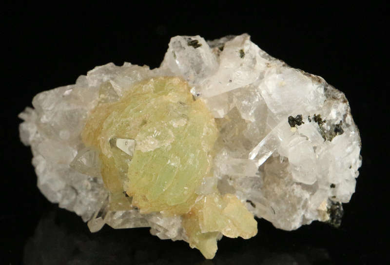 Prehnite on Matrix, Gobobosebberge Mnt, Namibia