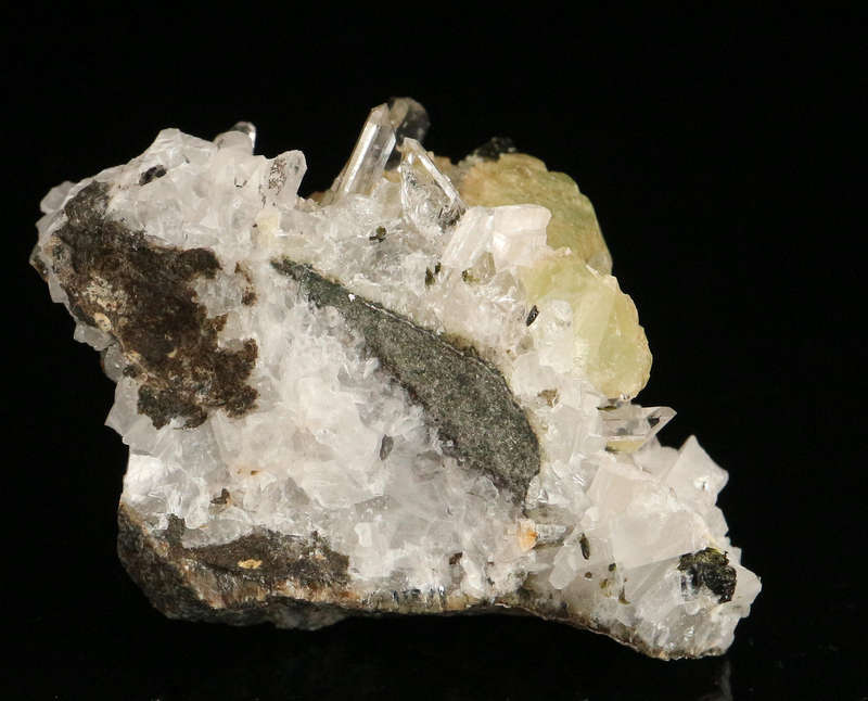 Prehnite on Matrix, Gobobosebberge Mnt, Namibia