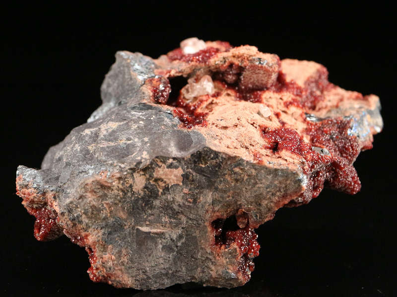Andradite on Hematite, Wessels Mine, Northern Cape, South Africa