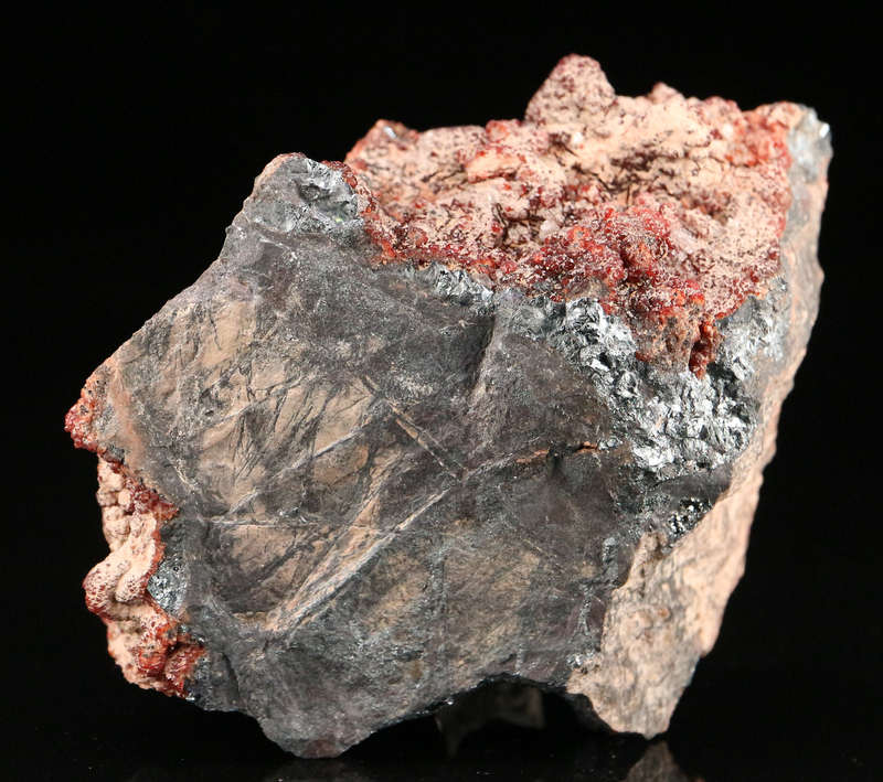 Andradite on Hematite, Wessels Mine, Northern Cape, South Africa
