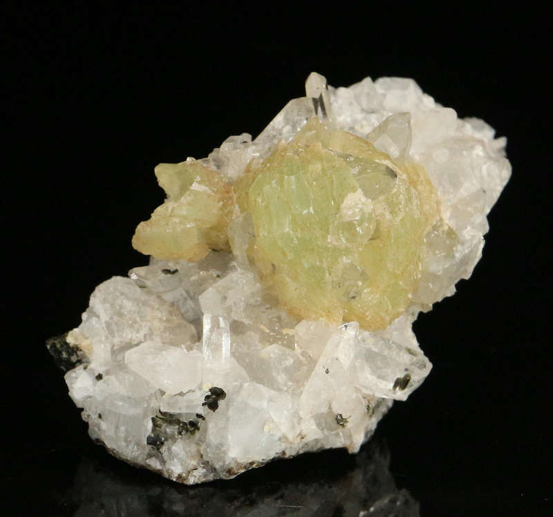 Prehnite on Matrix, Gobobosebberge Mnt, Namibia
