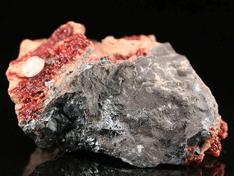 Andradite on Hematite, Wessels Mine, Northern Cape, South Africa