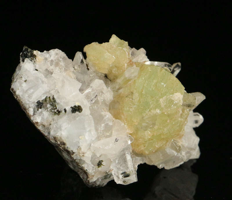 Prehnite on Matrix, Gobobosebberge Mnt, Namibia