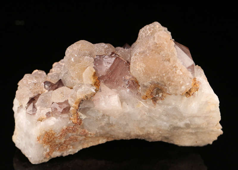 Fluorite on Quartz Cluster, Orange River Area, Northern Cape, South Africa