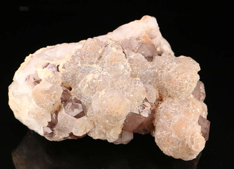 Fluorite on Quartz Cluster, Orange River Area, Northern Cape, South Africa