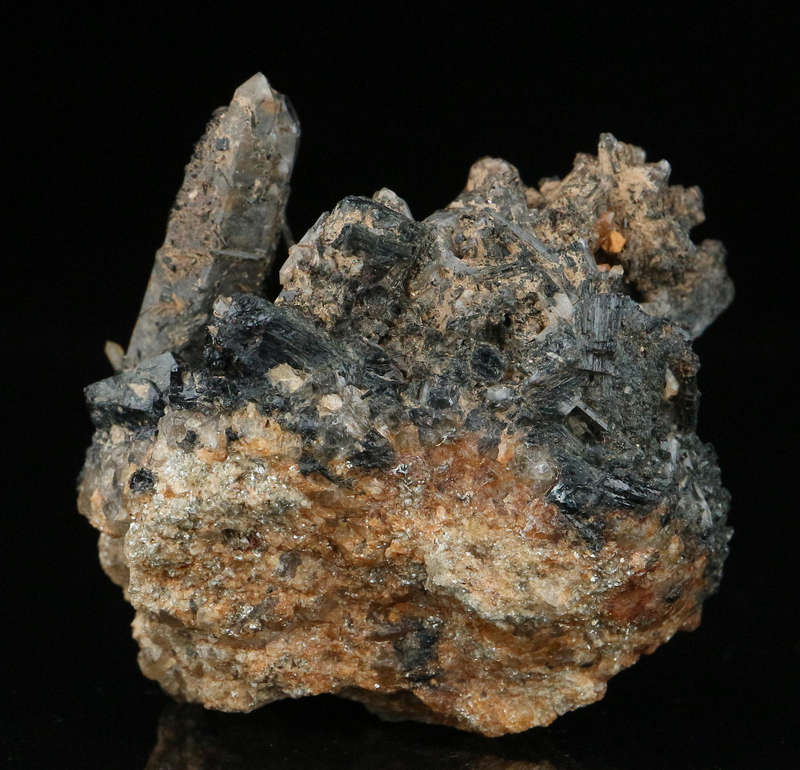 Schorl incl Quartz, Erongo Mnt Region, Namibia