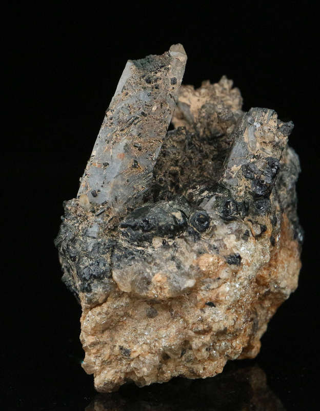 Schorl incl Quartz, Erongo Mnt Region, Namibia
