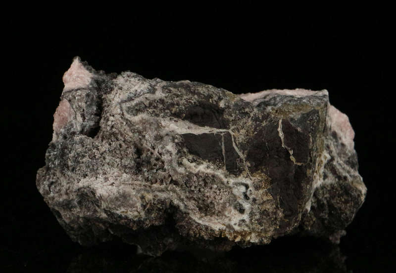 Rhodochrosite on Matrix,"N'Chwaning II Mine, Kalahari Manganese Field, Northern Cape, South Africa "