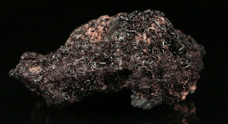 Manganvesuvianite on Matrix,"N'Chwaning II Mine, Kalahari Manganese Field, Northern Cape, South Afri
