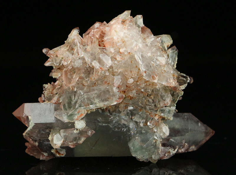 Hematite on Quartz Cluster Floater, Artonvilla Mine, Musina, South Africa