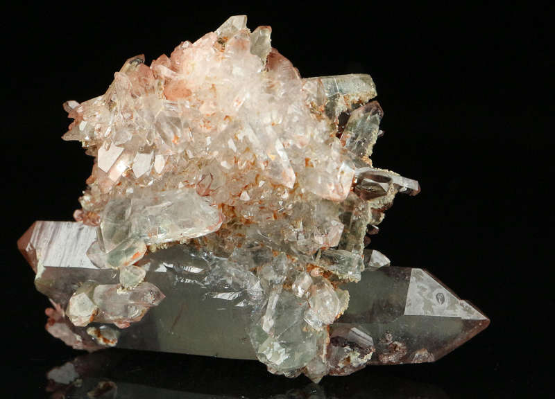 Hematite on Quartz Cluster Floater, Artonvilla Mine, Musina, South Africa