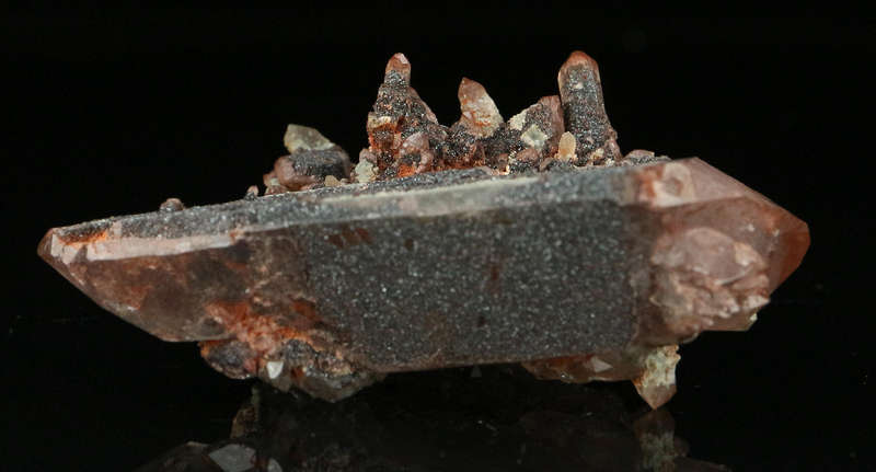 Hematite on Quartz Cluster Floater, Artonvilla Mine, Musina, South Africa