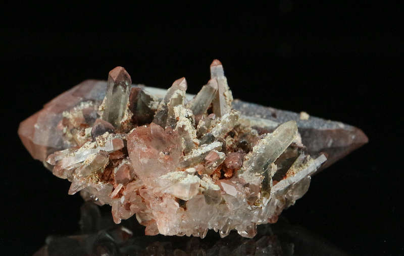 Hematite on Quartz Cluster Floater, Artonvilla Mine, Musina, South Africa