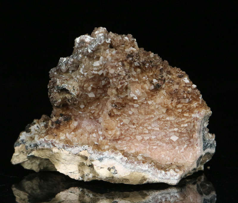 Rhodochrosite on Matrix,"N'Chwaning II Mine, Kalahari Manganese Field, Northern Cape, South Africa "