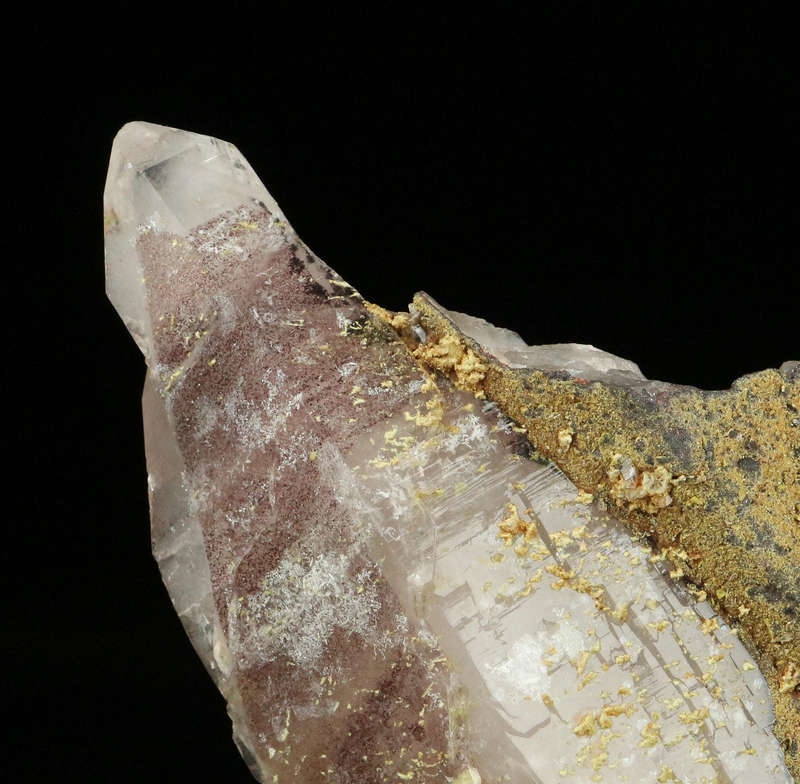 Epidote & Hematite included Quartz, Artonvilla Mine, Musina, South Africa